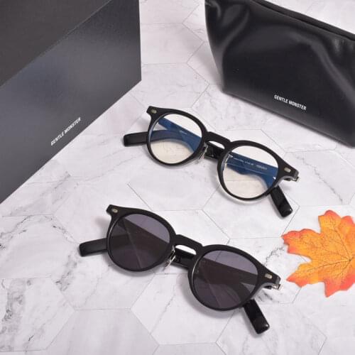 2021 New Fashion Suitable for small face Round Optics Sun glasses GENTLE VERONA Acetate Polarized UV400 prescription Sunglasses