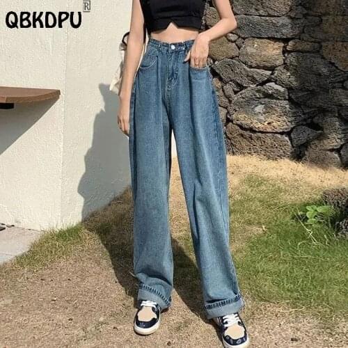 Широкие джинсы QBKDPU China At AliExpress