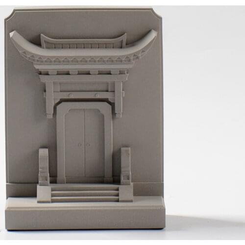 Silicone Mold Concrete DIY Classical Chinese Architecture Home Crafts Decorations