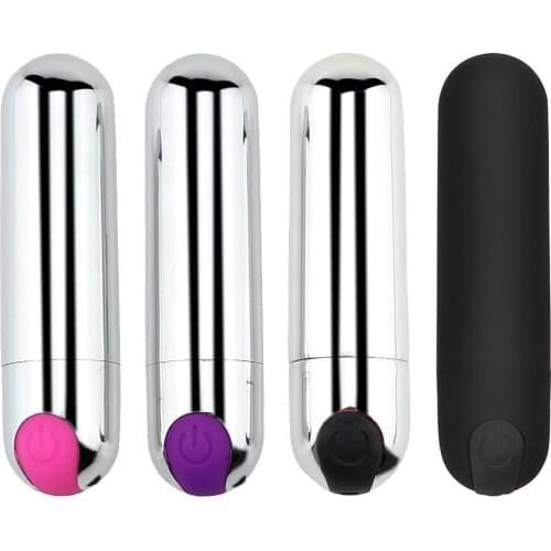 G-spot Clitoris Stimulator Anal Dildo Vibrator Adult Sex Toy 10 Speed Powerful USB Rechargeable Mini Bullet Vibrator for Women