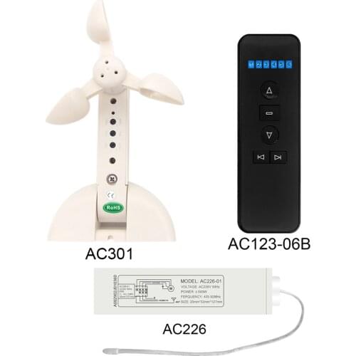 Smart Wireless Weather Sensor Wind Rain Light Sensor Automatic Close Open Window/Skylight/Greenhouse For Smart Home