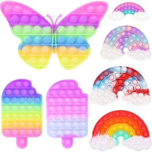 Funny Fidget Toy Antistress Toys For Adult Children Push Bubble Fidget Sensory Toy Squishy Jouet Pour Autiste антистресс