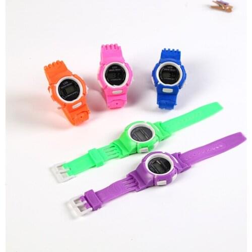 Jelly Children Watch Cartoon Plastic Electronic Kids Watches Student Gifts