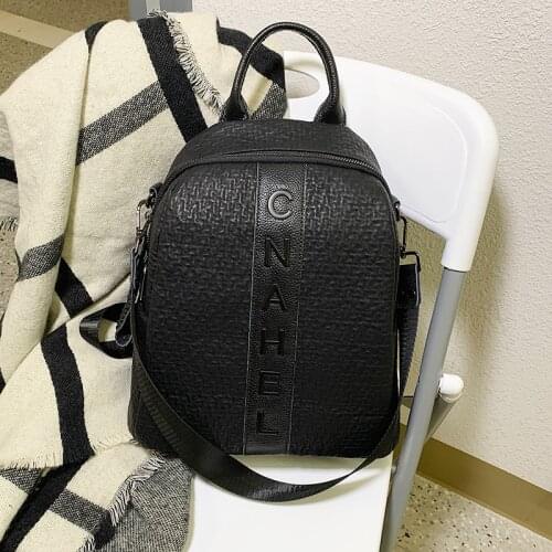 Womens Backpacks Genuine Leather Anti Theft 2021 New Female Backpack High Capacity Travel Bags Teenage Girls Fashion School Bag