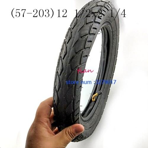 57-203)12 1/2x2 1/4 Tire Tube Tube 12x2.125 trye fits Many Gas Electric Scooters e-Bike folding Bike bicycle childs bicycle