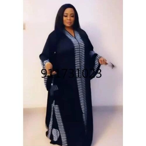 African Dresses for Women 2021 New African Clothes Dashiki Diamonds Boubou Robe Africaine Femme Bazin Riche Party Africa Dress