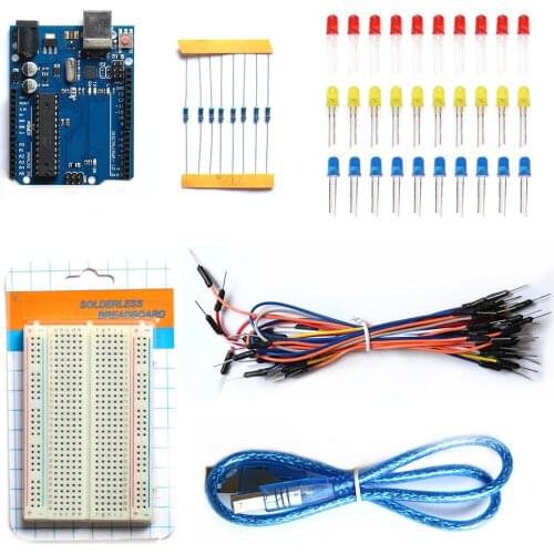 Free Shipping R3 Development Board Starter Kit Basic Kit For Arduino DIY