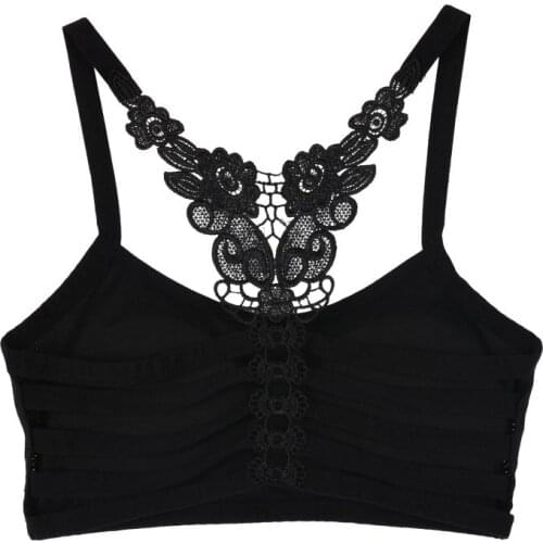 Seamless Racerback Bra Women Thin Strap Fitness Stretch Bra Femme Wireless Padded Vest Bras Crop Top