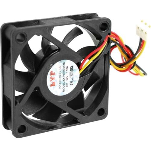 DC 12V 3-Pin 60x60x15mm PC Computer CPU System Sleeve-Bearing Cooling Fan 6015 2XPA wholesales