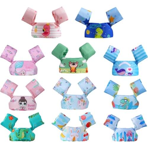 Baby Floating Suit Life Jacket Kids Swimwear Arm Rings Vest Swimming Floats Water for Beach Floating Swimming Pool Accessories