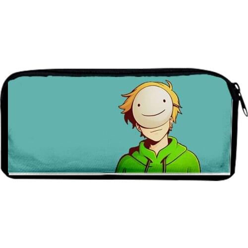 Dreamwastaken Merch Oxford Cloth Pencil Case Office Student Pencilcase Cute Canvas Pencil Bag School Supplies Pen Box