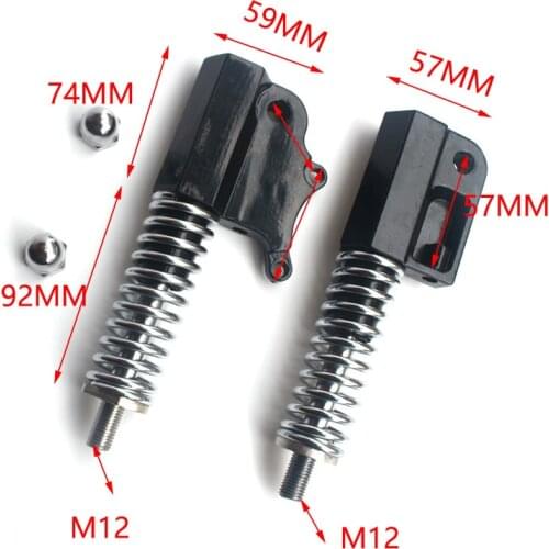 10 inch Electric Scooter Bike Hydraulic Front Shock Absorber Suspension MTB Mountain Folding Bike scooter Spring Rebound Damping