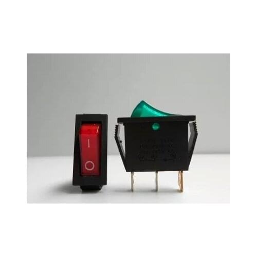 Illumated KCD8-211N mini rocker switch,boat switch,3pins A quality hole 26*11