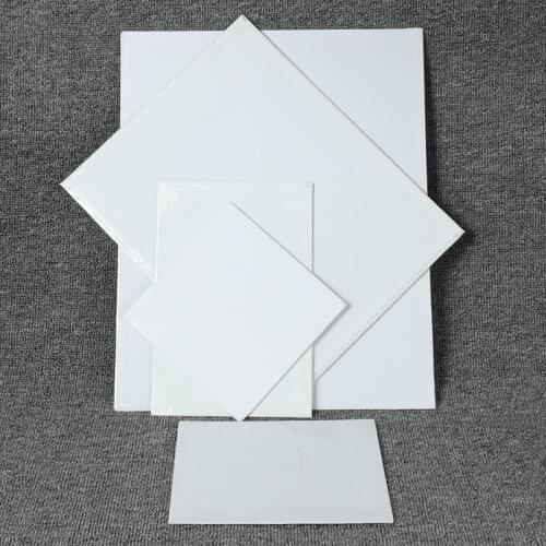 Mini Painting Canvas Panel Boards Acrylic Oi Paint Acid Free White Cotton Board Multi Sizes for beginner Artists Students & Kids