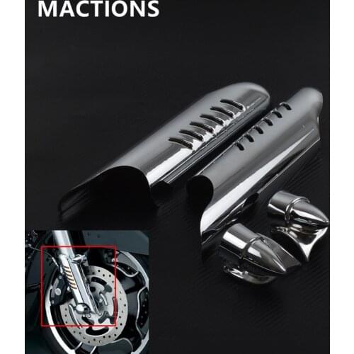 Motorcycle Lower Fork Leg Cover Guard Deflector Shield for Harley Touring Street Electra Tri Glide Road King Custom FL 2000-2013