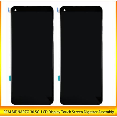 Original Screen 6.5" For REALME NARZO 30 5G RMX3242 LCD Display Touch Screen Digitizer Assembly Replacement Parts