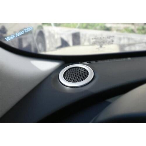Lapetus Front Inside Stereo Speaker Audio Sound Frame Cover Trim 2 Pcs / Set Fit For Jaguar XF 2016 2017 2018 2019 Auto Styling