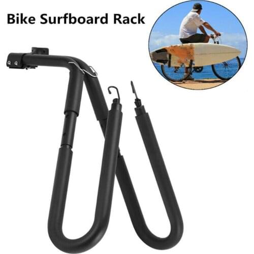 Riding Bike Surfboard Rack Holder Wakeboard Surfing Side Carrier Clamp