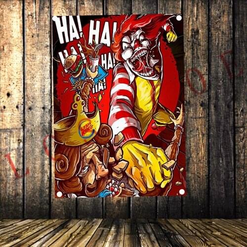 Heavy Metal Rock Band Posters Banners Music Studio Wall Decoration Hanging Painting Waterproof Cloth Polyester Fabric Flags