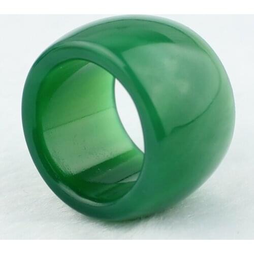 Selling Jewelry>>Mens and womens natural chalcedony finger thumb Thumbs index finger and stone jadeite ring