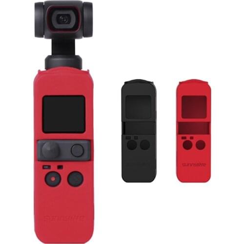Silicone Cover Sleeve for DJI Pocket 2 Accessories Protector Case Housing Skin Shell Handheld Gimbal Sunnylife Spare Parts