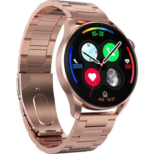 SmartWatch HD Touch Screen Sport Tracker Heart Rate Monitor Sports Ladies Smart Watch Men for Android IOS Wireless Charging
