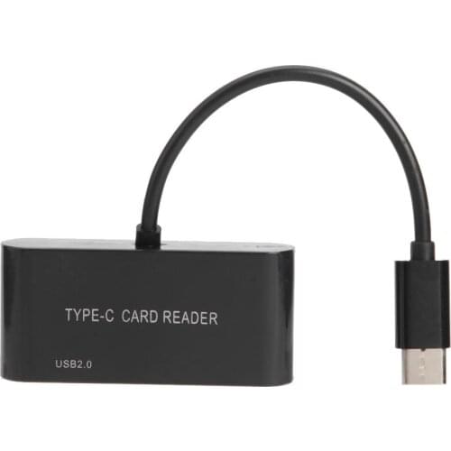 USB 3.1 USB-C Type C to USB 2.0 Hub TF Memory Card Reader OTG Adapter for Phone Classic Colors and Simple Durable Design
