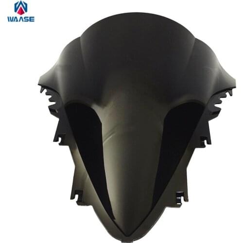 Waase Motorcycle Double Bubble Windscreen Windshield Shield Screen For Yamaha YZF R1 2007 2008