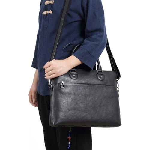 Мужские кожаные сумки WOONAM China At AliExpress