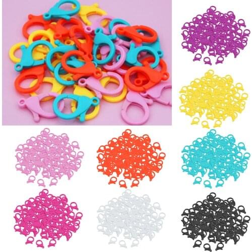 100Pc Lobster Claws Clasp for Necklace Bracelets Jewelry DIY Keychain Making