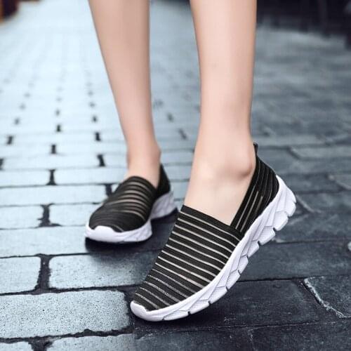 Spring Autumn Women Shoes 2021 Comfortable Breathable Mesh Vulcanized Shoes Woman Lightweight Lazy Shoes Casual Sneakerrt77