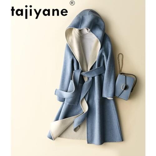 Tajiyane Winter 2020 Womens Coats Woman Coat Real Wool Jackets Especially Female Two-sided Wear Clothes Casaco Feminino TN1568