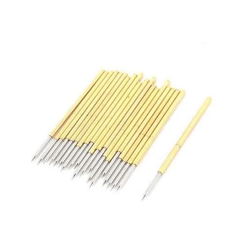 20 Pcs P100-B1 1.5mm Diameter Round Tip Spring PCB Testing Probes Pin