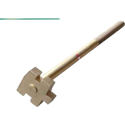 200L oil lift barrel opener all copper iron barrel wrench single head opening wrench explosion proof spanner NO.C0294