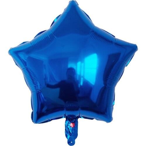 500pc 18 inch Star Balloons Purple/Blue/ Rose gold/Red Foil Happy Birthday Party Balloon Wedding Decoration Wholesale
