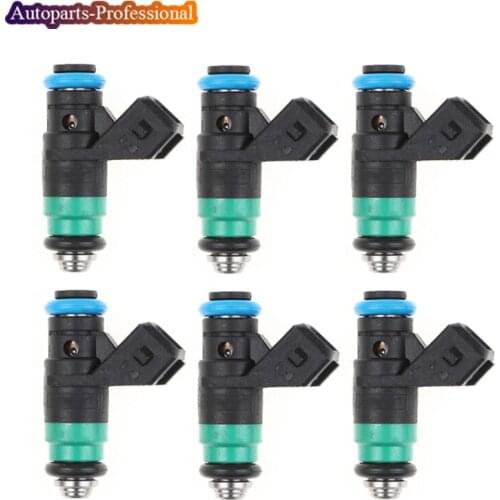 6 Pcs/lot High Quality H82132254 B208A03276 For Renault Logan Duster Sandero Fuel Injector Car accessories