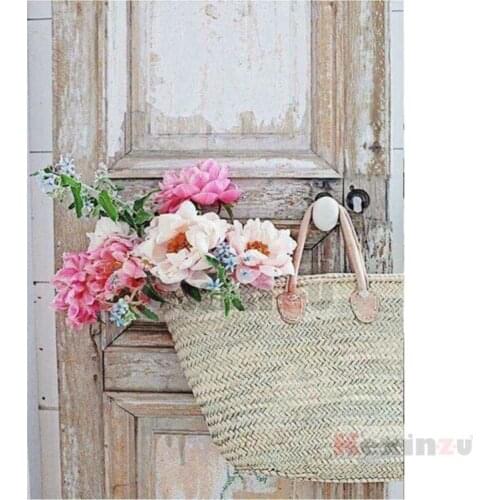 Kexinzu Full 5D DIY Square/Round Drill Diamond Painting "Flower" 3d Diamond Embroidery Cross Stitch Decor Gift Ke38