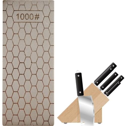 Diamond Knife Sharpening Stone 1000# For Knife Sharpener Ultra-thin Honeycomb Surface Grinding Stone Whetstone Sharpening Tool