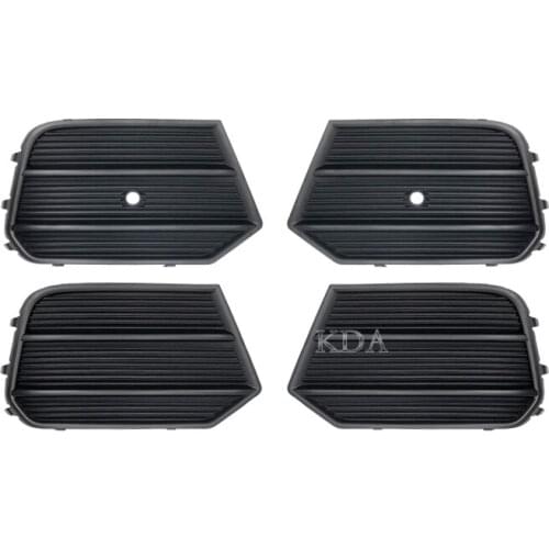 Auto Left Right Side Front Bumper Fog Light Grille Grill Cover for Audi Q3 2016 2017 2018