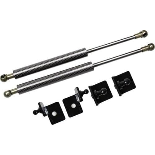 Car Styling Hood Bonnet Gas Struts for Nissan Juke 2010-2019 Lift Support Gas Spring Damper Carbon Fiber Shock