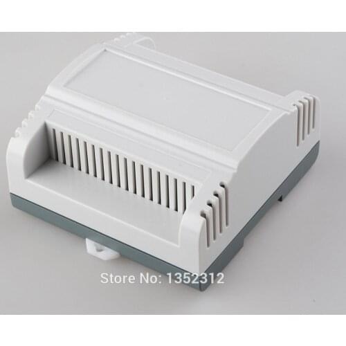 Free shipping 112*108*56mm PLC din rail enclosure electronic box plastic industrail box plastic housing switch control box