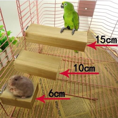Parrots Stand Bars Hamsters Squirrels Wooden Columns Springboards Standing Pet Products Bird Supplies Bird Toys 2pcs/lot