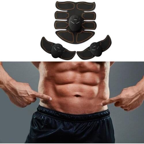 Abdominal Belt Wireless Ergonomic Faux Leather EMS Unisex Fitness Training Gear for Abdomen