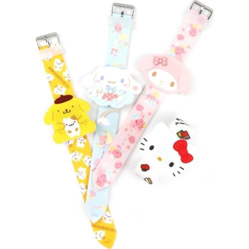 New Kids Watches Girls 3D Cat Cartoon Rubber Child Watch Cut Electronic Clock Children Digital Montre Enfant For Boys