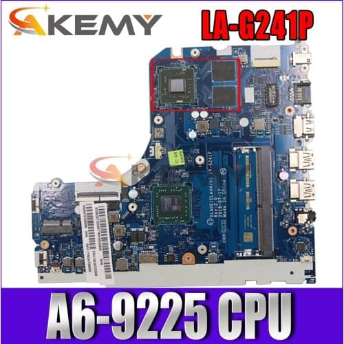 For Lenovo 130-15AST V145-15AST laptop motherboard DLADE LA-G241P motherboard with AMD A6-9225 CPU with GPU tested 100% work