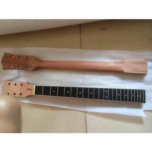 Electric Guitar Neck white dots inlay no.015 guitar parts with ebony fretboard