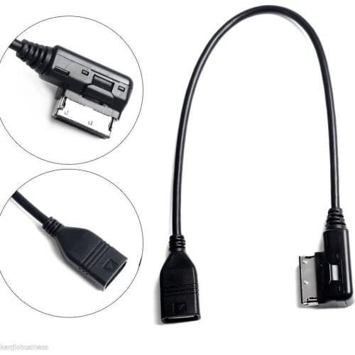 Music Interface AMI MMI AUX to USB Adapter Cable for Car Audio AUDI A3 A4 A5 A6 Q5 VW