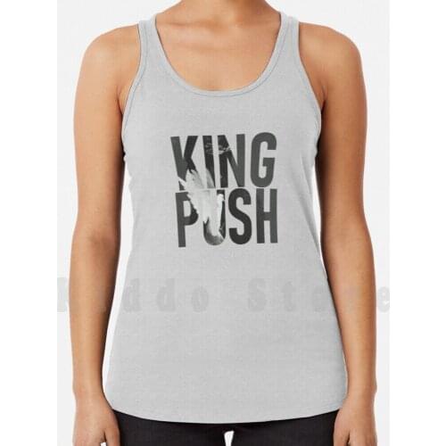 King Push tank tops vest 100% Cotton Pusha T Daytona Infrared Beef Drake Adidon King Push My Name Is My Name Good Music