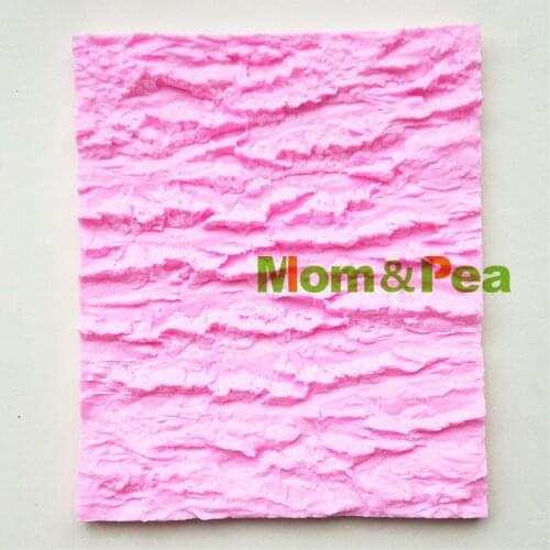 Mom&Pea 1114 Free Shipping Wall Silicone mold Cake Decoration Fondant Cake 3D Mold Food Grade