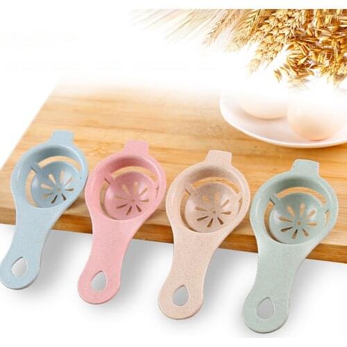 2021 New Egg White Yolk Sieve Sifting Kitchen Wheat Stalk Strainer Cooking Accessory Egg Tool Filter Egg Separator
